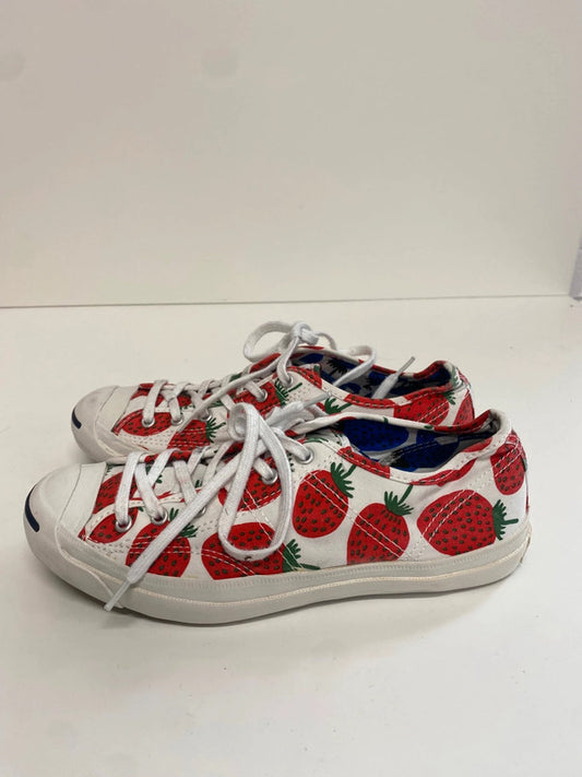 Converse x Marimekko Jack Purcell strawberry Sneakers Uk5.5 White & red KM001
