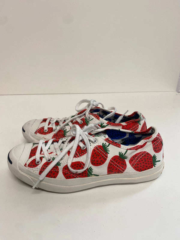 Converse x Marimekko Jack Purcell strawberry Sneakers Uk5.5 White & red KM001