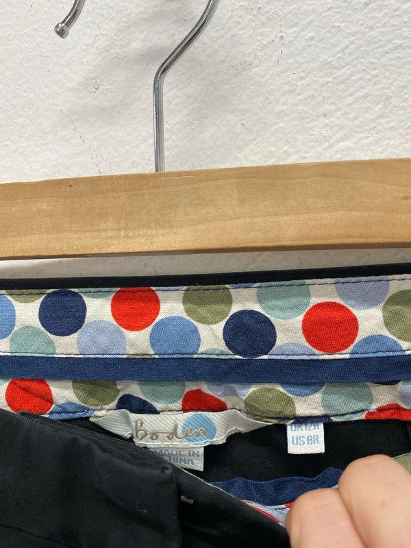 Fabulous Boden cropped smart casual cotton trouser UK12 LG276