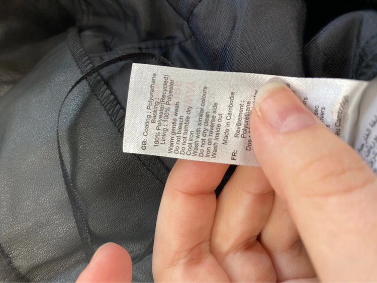 Fabulous New Look Black Faux Leather Belted Shorts UK8 LG276