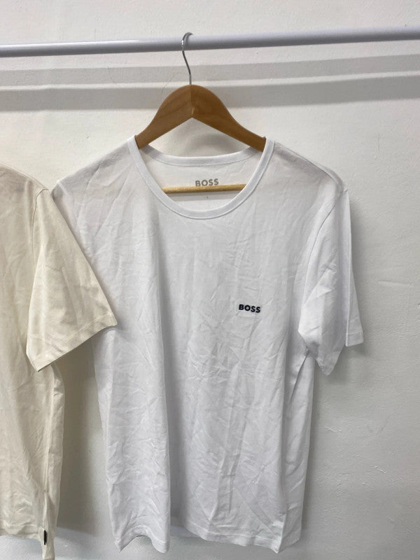 Fabulous Duo of Mens designer T shirts Ted Baker & Hugo boss Mens L #557 LG276