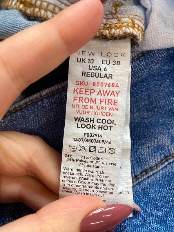 Fabulous New Look & Next Denim Shorts Duo UK10 #10 MH456