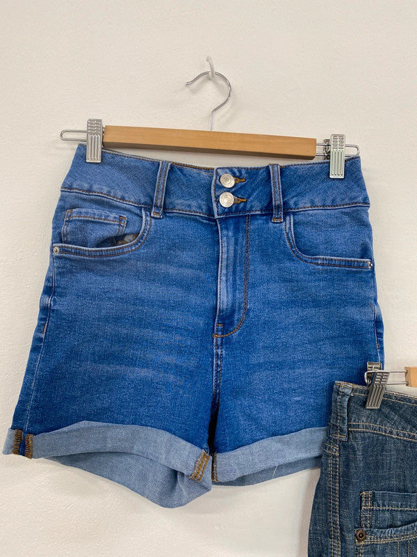 Fabulous New Look & Next Denim Shorts Duo UK10 #10 MH456
