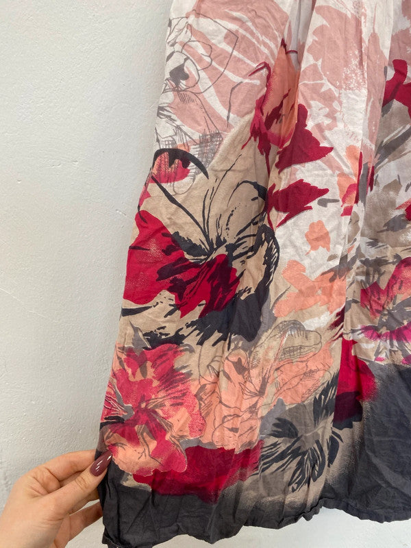 Fabulous M&Co Floral Ombré Boho Mini Dress UK10 MH456