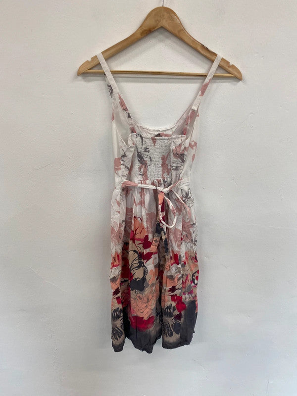 Fabulous M&Co Floral Ombré Boho Mini Dress UK10 MH456