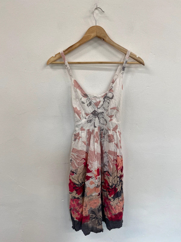 Fabulous M&Co Floral Ombré Boho Mini Dress UK10 MH456