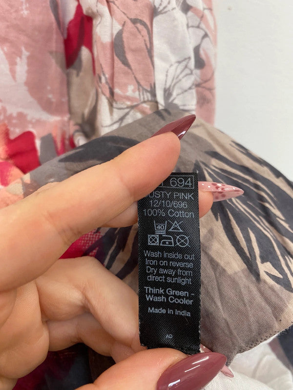 Fabulous M&Co Floral Ombré Boho Mini Dress UK10 MH456