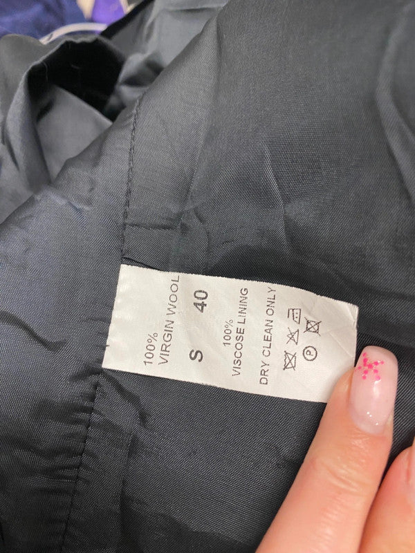 Traditional kilt jacket & waistcoat Prince Charlie UK 40 short Black #100 MD001