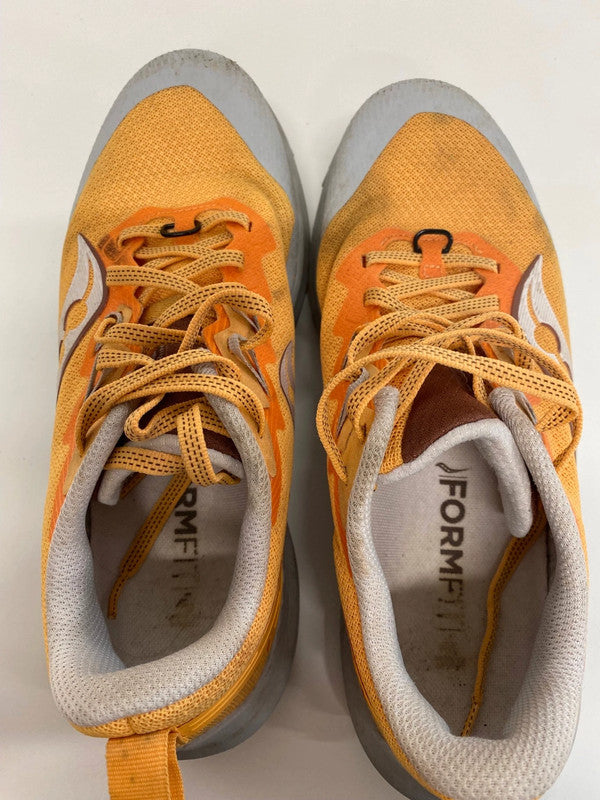 Fabulous Saucony Peregrine 14 Mustard & Grey Trainers UK6 DB457