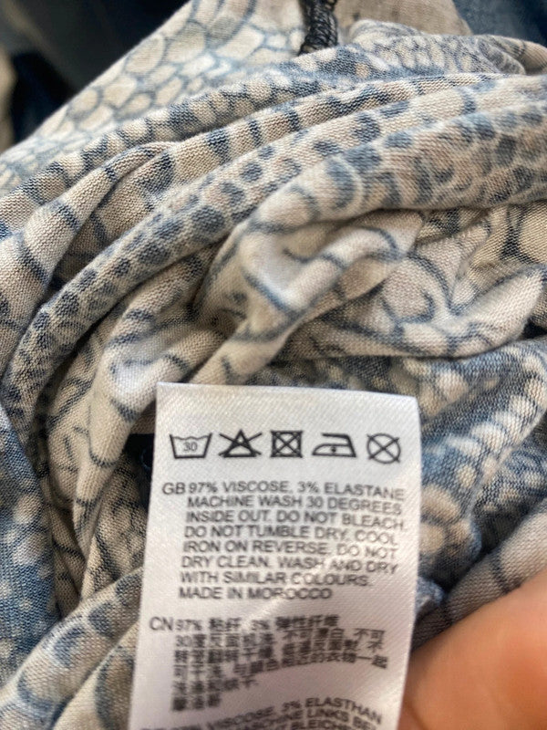 Fabulous Reiss Naomi Snakeskin Midaxi Dress UkL Brown & Black AS001