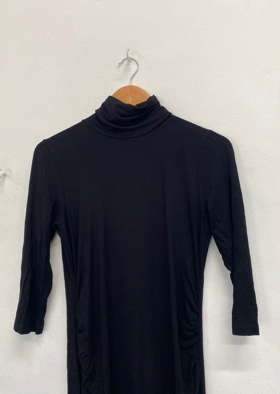 Fabulous Isabella oliver Grayson maternity Dress UK 12 Black AS001