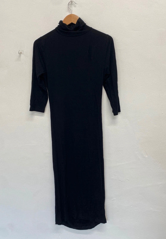 Fabulous Isabella oliver Grayson maternity Dress UK 12 Black AS001