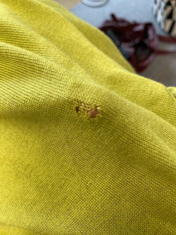 Gorgeous DKNY green asymmetric cardigan silk blend UK M GM143