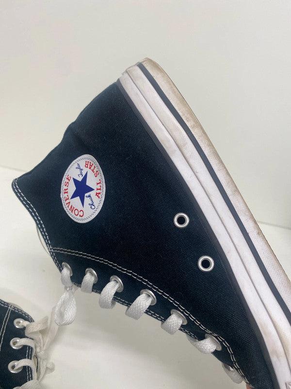 Fabulous Black Converse High tops black Uk10 Chuck Taylor GM143