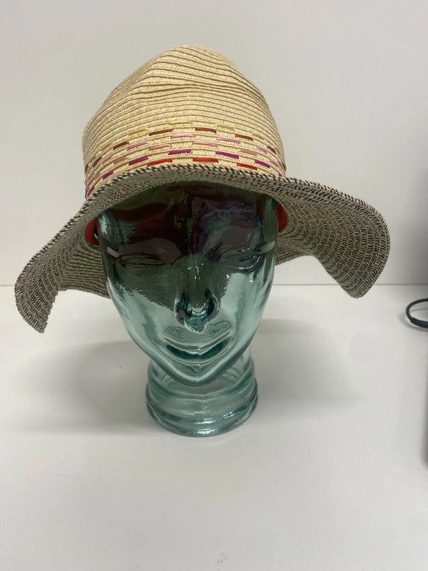 Fabulous Accesorize straw boho summer hat One size GM143