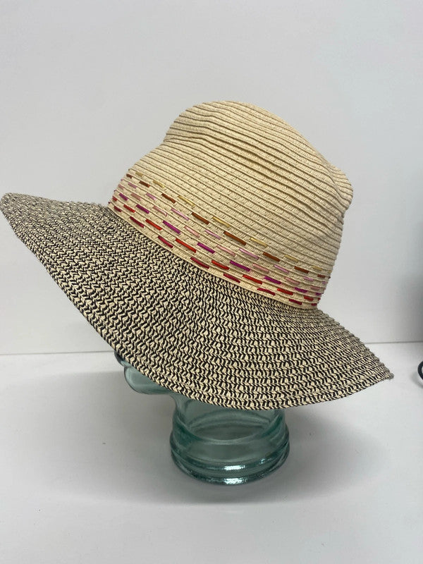 Fabulous Accesorize straw boho summer hat One size GM143