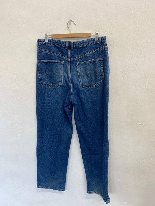 Classic collusion men’s blue jeans casual straight W34 L34 GM143