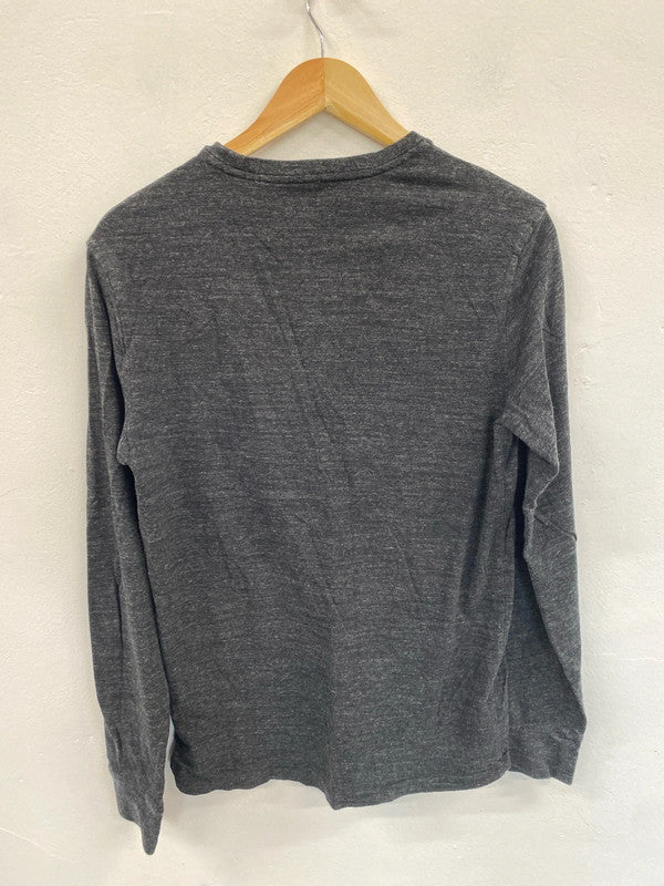 Fabulous Men’s Polo Ralph Lauren Classic long sleeve Tee Grey Marl UKS KB458