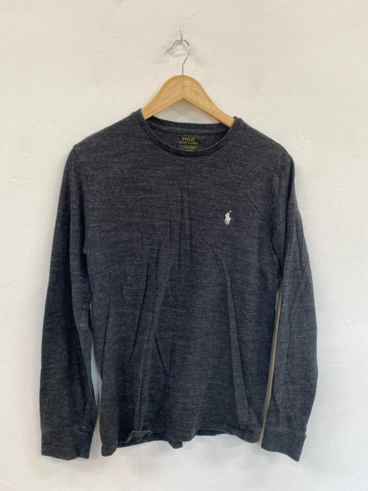 Fabulous Men’s Polo Ralph Lauren Classic long sleeve Tee Grey Marl UKS KB458