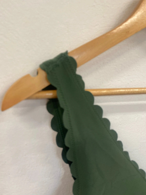 Fabulous M&S Khaki Green swimsuit Uk14 Marks & Spencer’s AT002