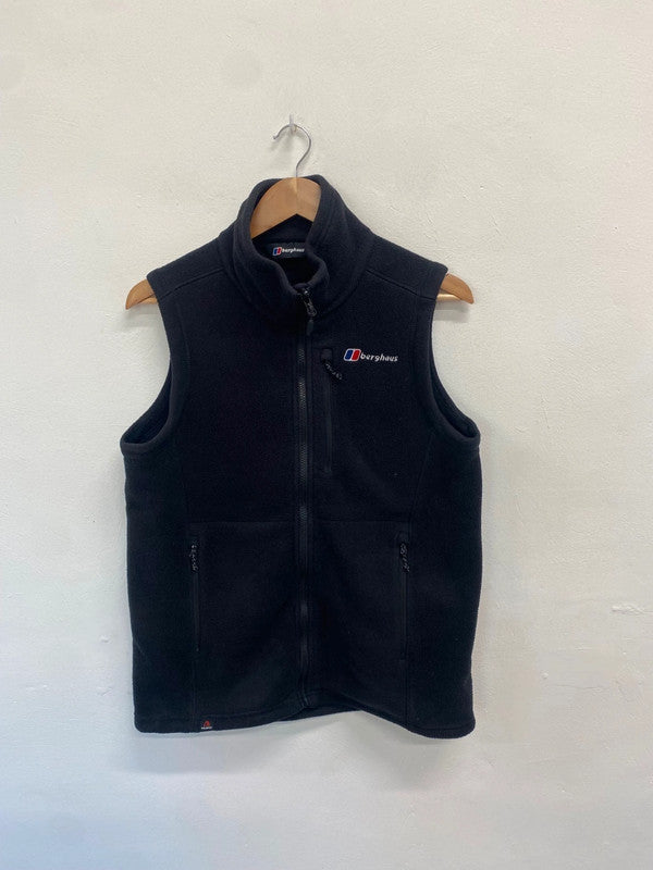 Fabulous Berghaus Gilet UK S Black fleece ZB458