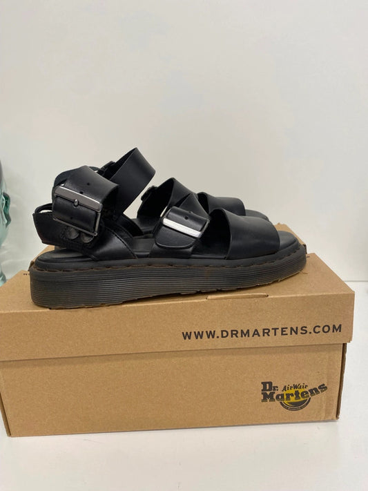Fabulous Dr. Martens Gryphon Sandals 4 Black leather ZB458