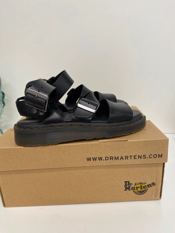 Fabulous Dr. Martens Gryphon Sandals 4 Black leather ZB458
