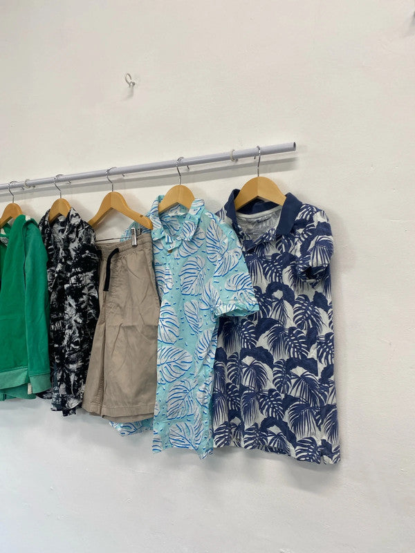 Fabulous Hawaiian fun casual boys bundle age 9-11 H&M M&S #24 SW461