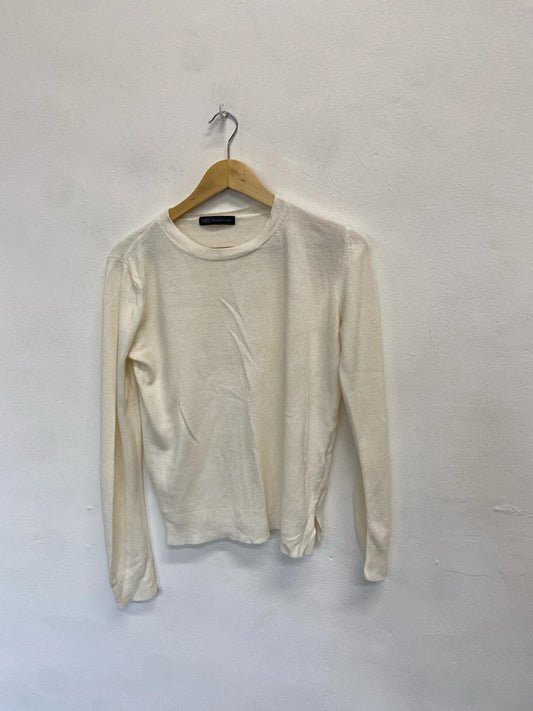 Gorgeous Marks & Spencer cream knit jumper Uk 12 AT002