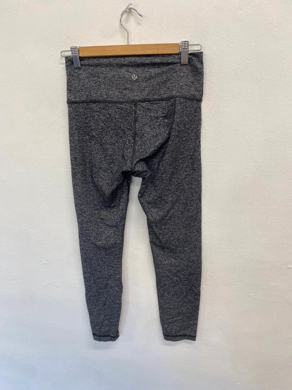 Fabulous Lululemon Active Leggings UK 12 Grey PS462