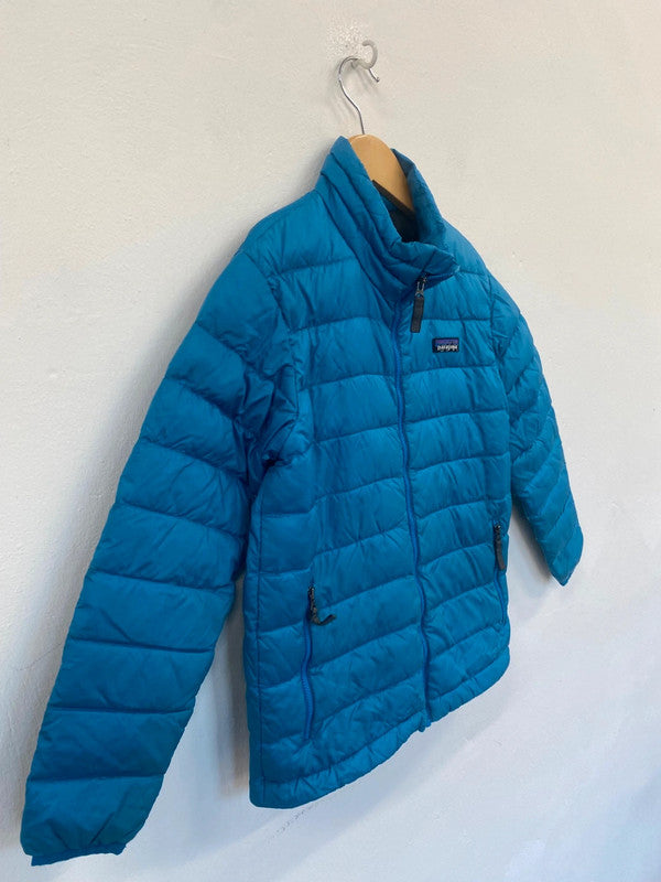 Fabulous Berghaus down Puffer Jacket Age 7-8 Light Blue teal SW461