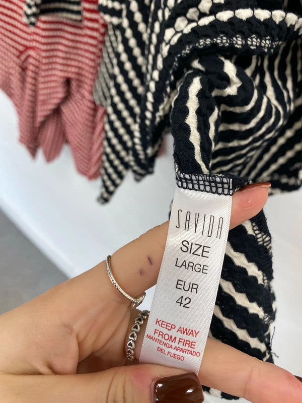 Fabulous duo spotted peplum tops savida UK 12 #12 LF001