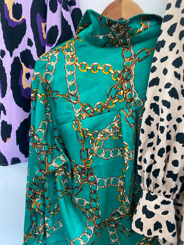 Fabulous trio of Fun & Chic patterned blouses Asos & F&F Uk14 #13 LF001