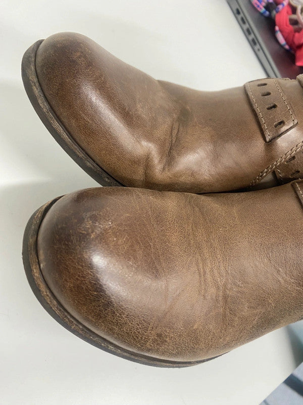 Fabulous UGG Patsy ankle strap western Boots UK4.5 Brown TG465