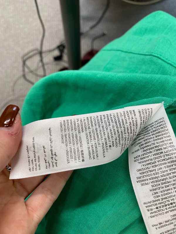 Gorgeous jd Williams green smock midi dress UK 20 CC001