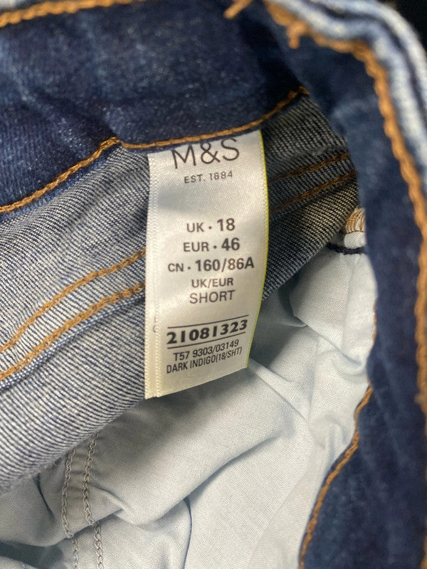 Fabulous m&S Super skinny lightly distressed Uk18 Short Jeans Classic CC001