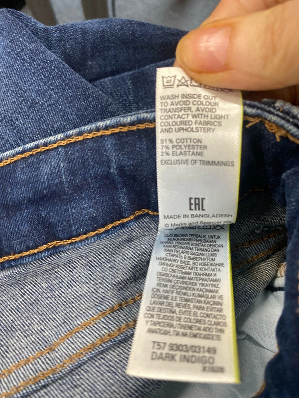 Fabulous m&S Super skinny lightly distressed Uk18 Short Jeans Classic CC001