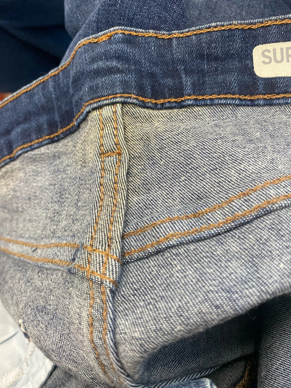 Fabulous m&S Super skinny lightly distressed Uk18 Short Jeans Classic CC001