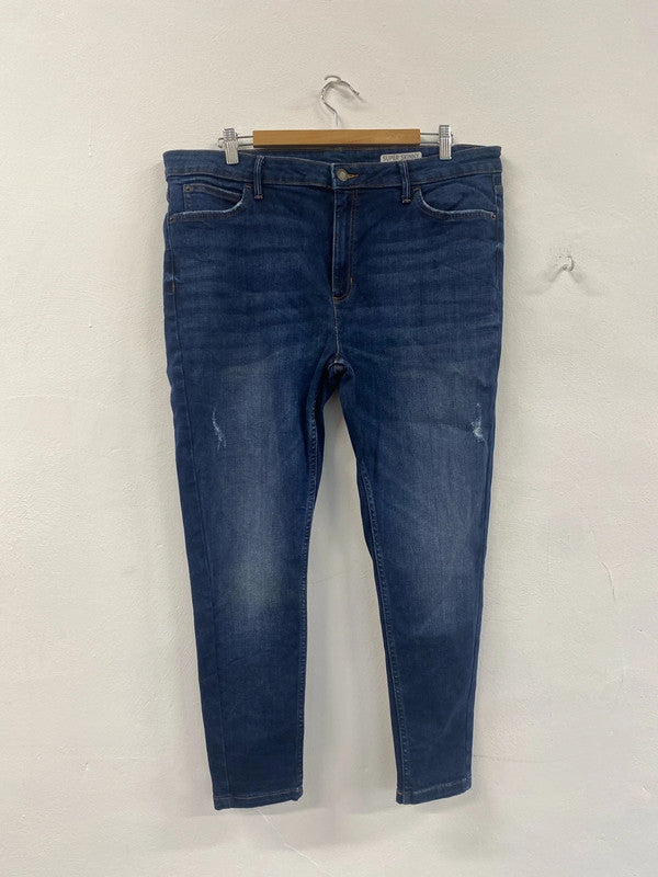 Fabulous m&S Super skinny lightly distressed Uk18 Short Jeans Classic CC001