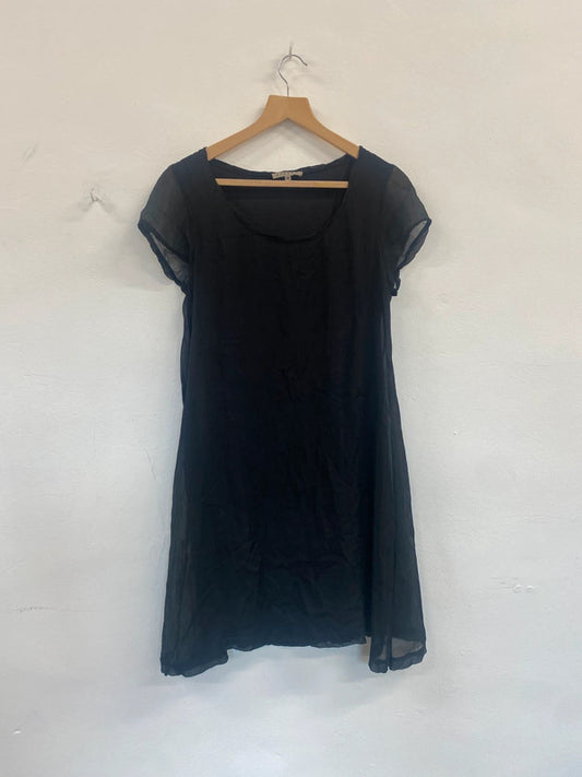 Fabulous Jigsaw Silk Tunic boho loose fit dress UkM SM467