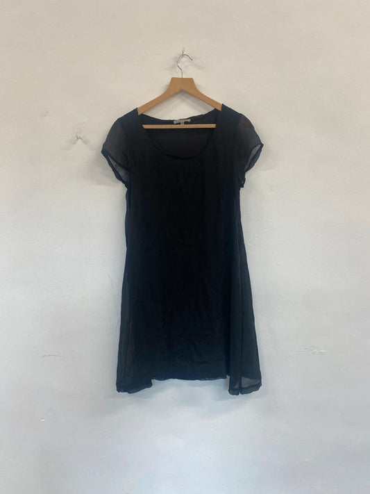 Fabulous Jigsaw Silk Tunic boho loose fit dress UkM SM467