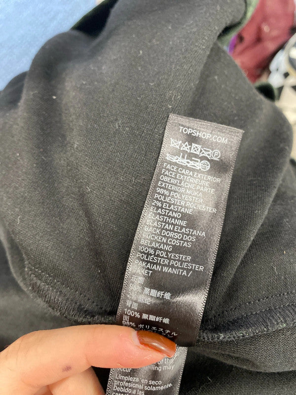 Gorgeous topshop Forrest green long line blazer UK 12 SM467