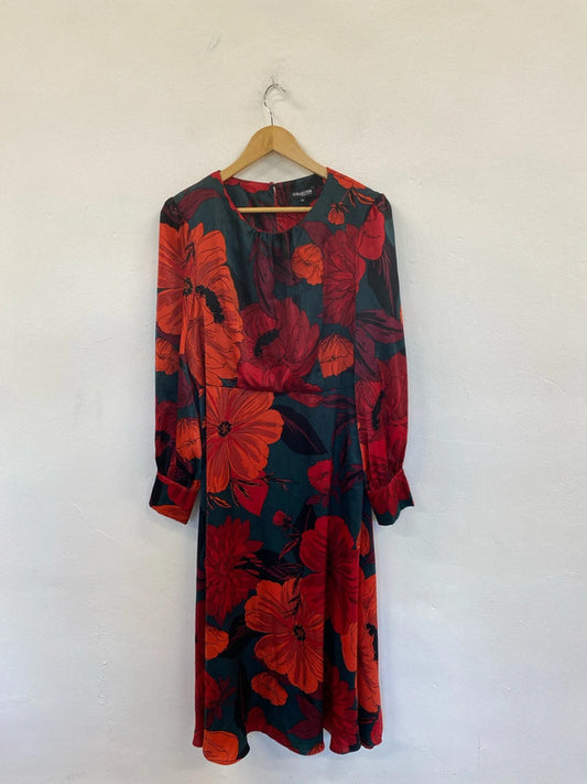 Fabulous Floral Super chic slink Midi dress Uk16 autumnal The Collection EP468