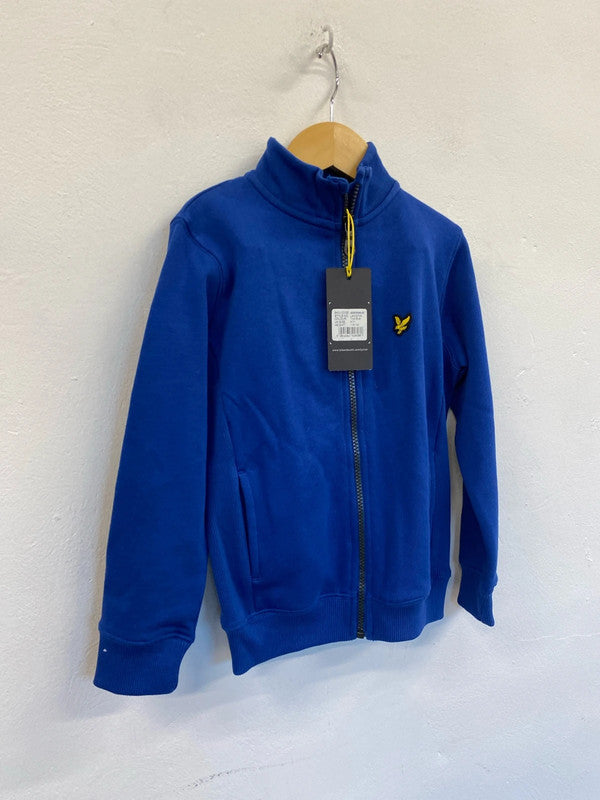 Fabulous Lyle & Scott Junior zip up top Blue Age 6/7 LK469