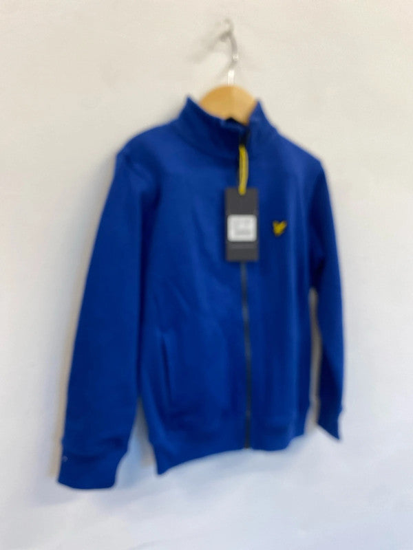 Fabulous Lyle & Scott Junior zip up top Blue Age 6/7 LK469