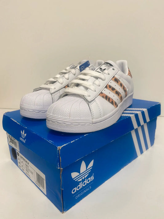 Fabulous Superstar Adidas Leopard Uk4 New classics LB010