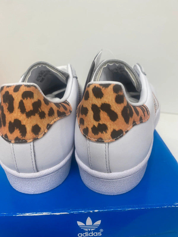 Fabulous Superstar Adidas Leopard Uk4 New classics LB010