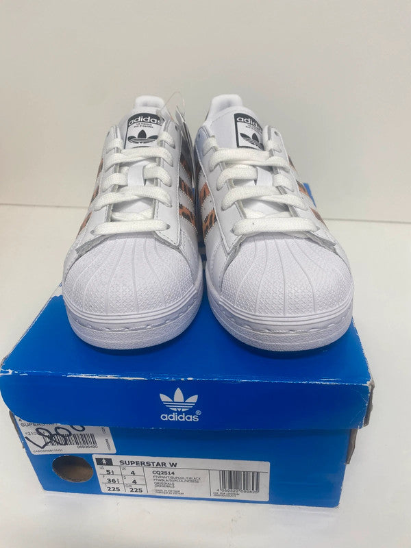 Fabulous Superstar Adidas Leopard Uk4 New classics LB010