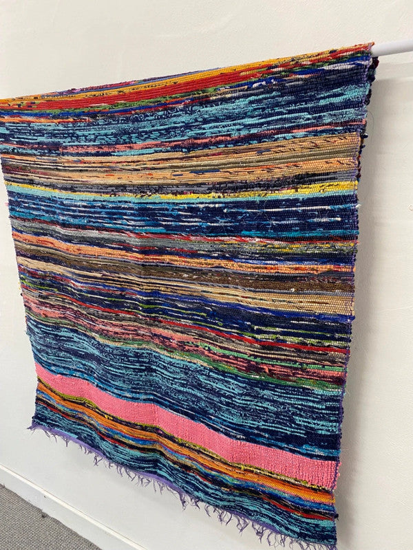 Fabulous Etsy Rag Rug floor Rug L-XL Multicoloured KB474