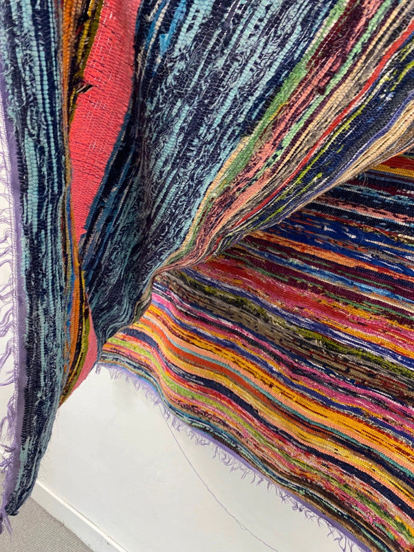 Fabulous Etsy Rag Rug floor Rug L-XL Multicoloured KB474